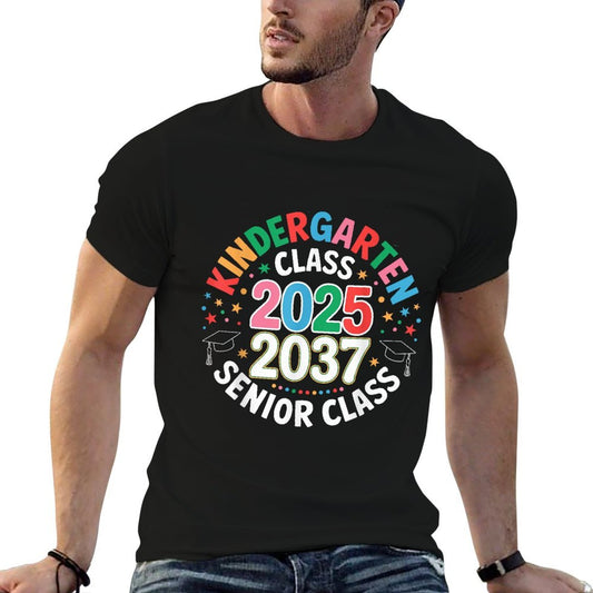Kindergarten Graduation Class of 2025 Senior 2037 Class Comfortable T-Shirt
