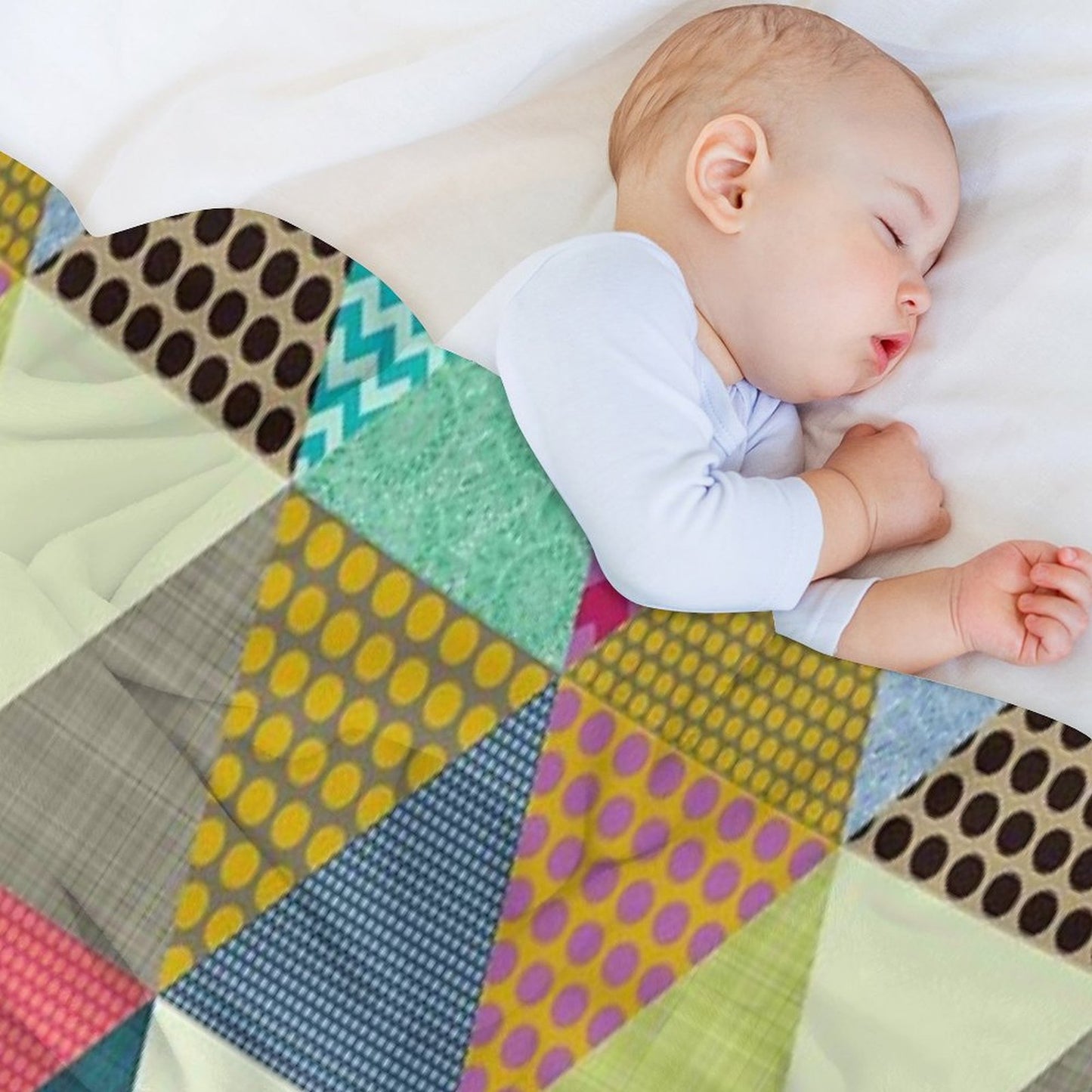 New York Beauty Triangles Throw Blanket