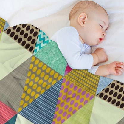 New York Beauty Triangles Throw Blanket