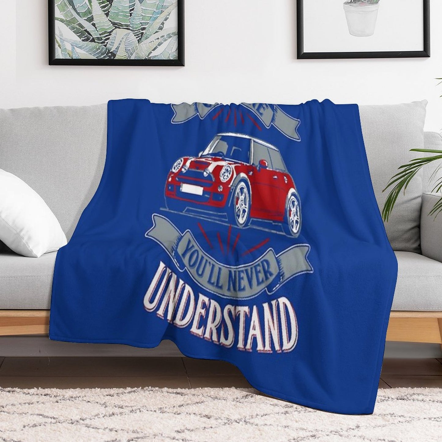 Mini Cooper - Mini Cooper - You Don't Own One Mi Throw Blanket