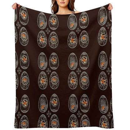 Ravens Spring Throw Blanket