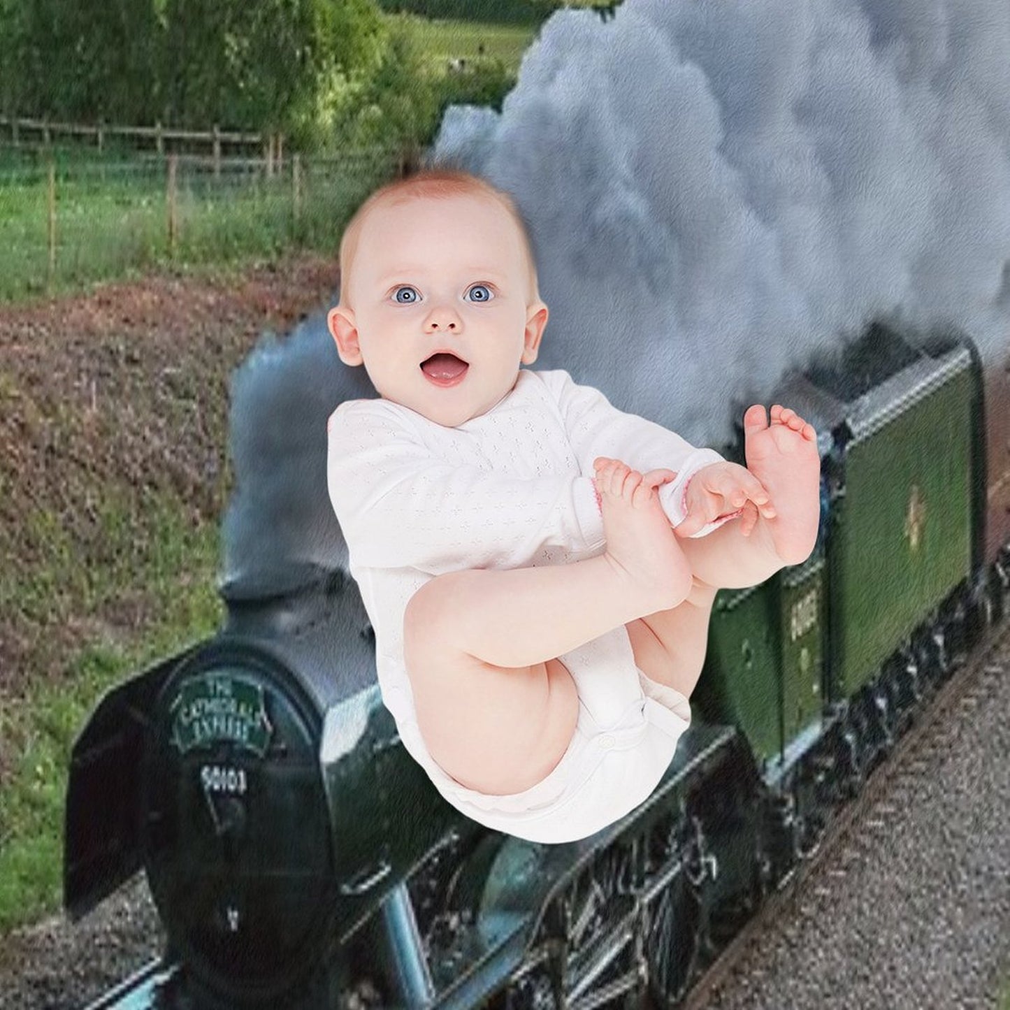 Flying Scotsman Throw Blanket