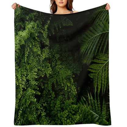 Tropical Jungle Throw Blanket