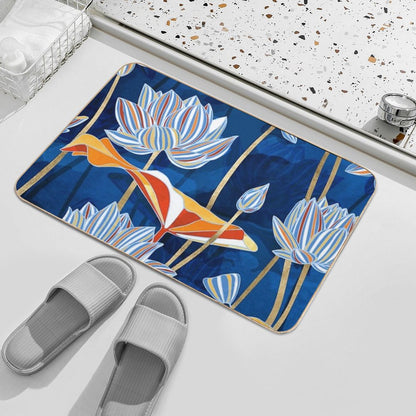 Bold Botanical Bath Mat