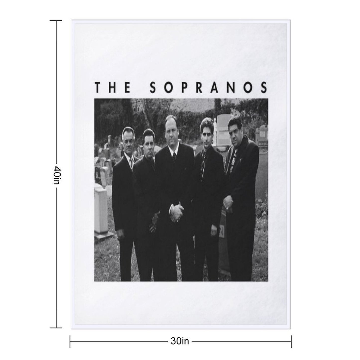 The Sopranos - Retro Throw Blanket