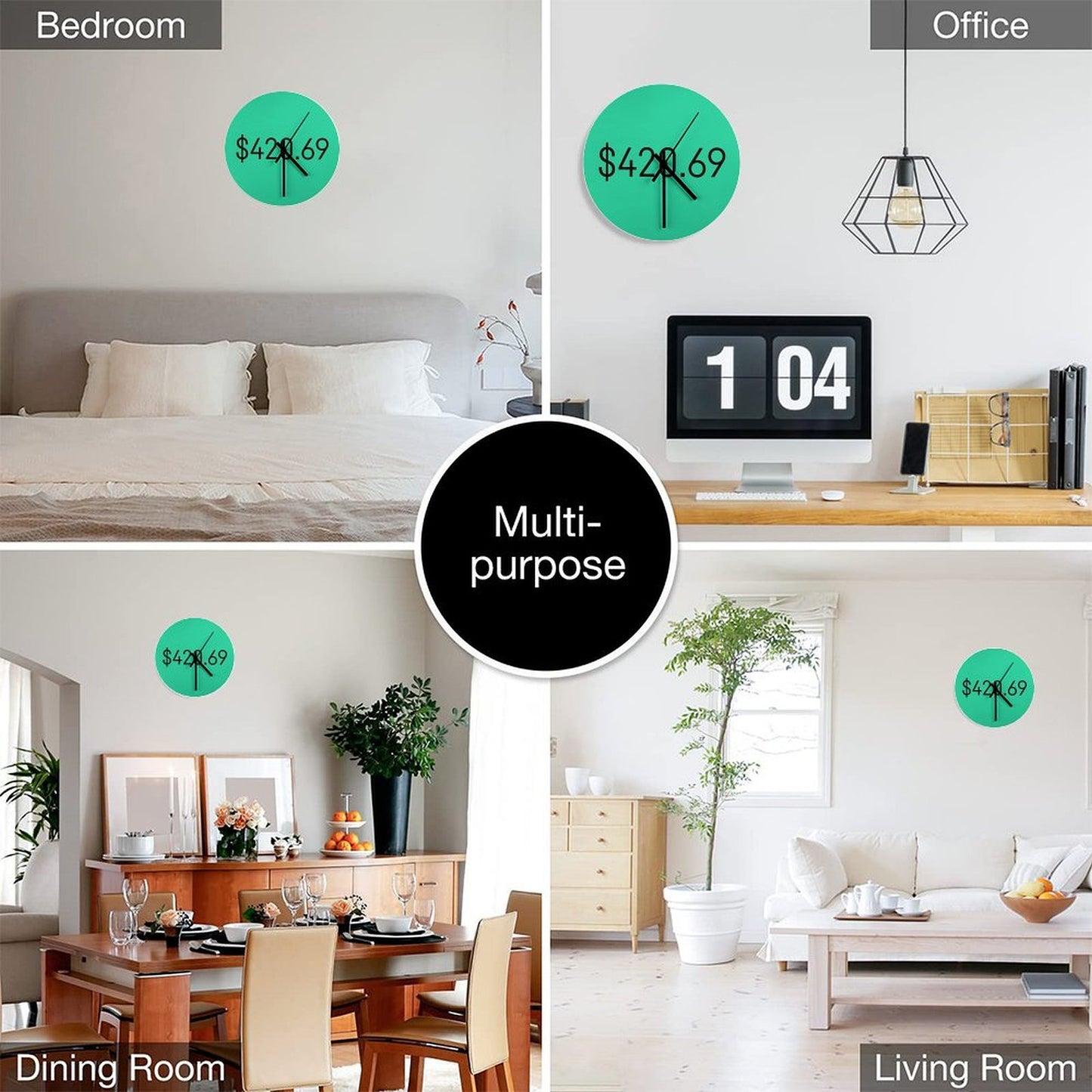 $420.69 Wall Clock