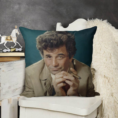 Columbo Linen Throw Pillow Cover
