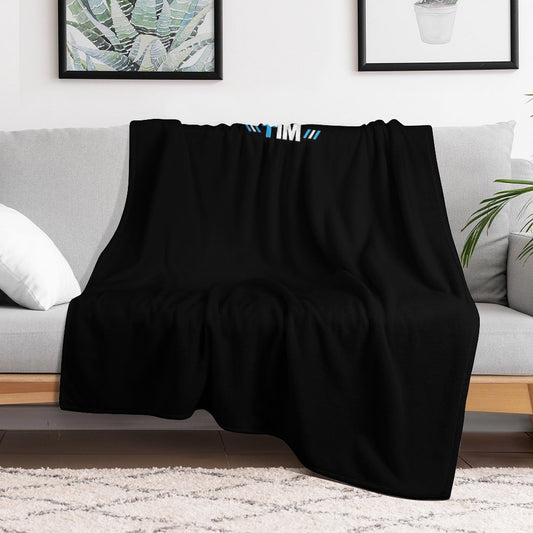 Trucker Tim Merch Trucker Tim Logo Throw Blanket