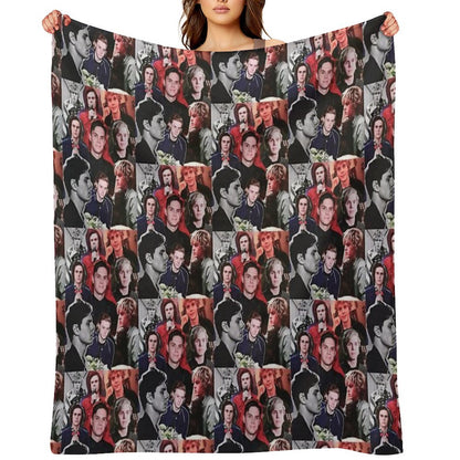 Evan Collage Throw Blanket