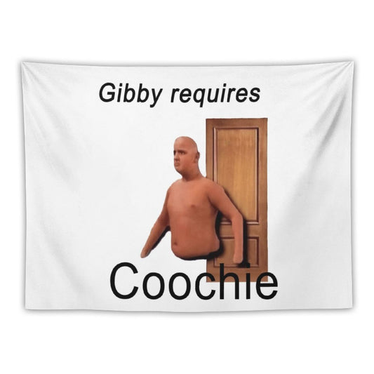 Gibby Requires Coochie Tapestry