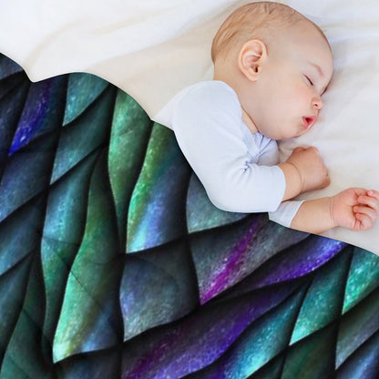 Dragon Scales Throw Blanket