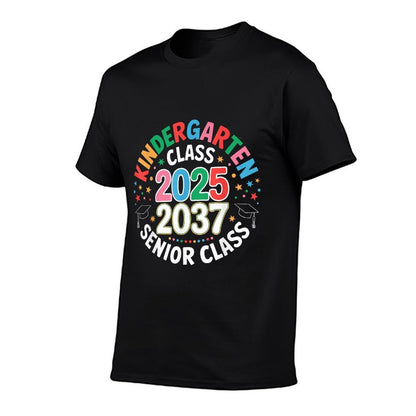 Kindergarten Graduation Class of 2025 Senior 2037 Class Comfortable T-Shirt