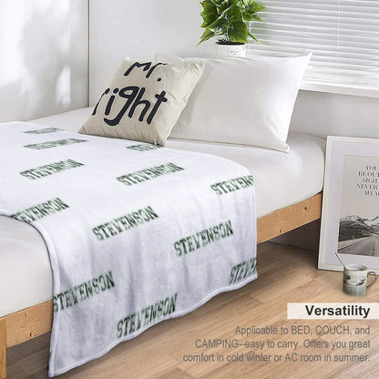 Stevenson University Green Tie Dye Throw Blanket