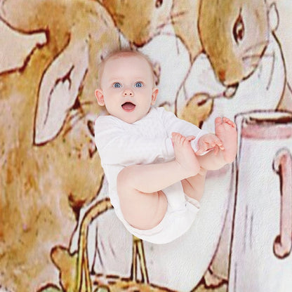 Flopsy, Mopsy And Cottontail Throw Blanket