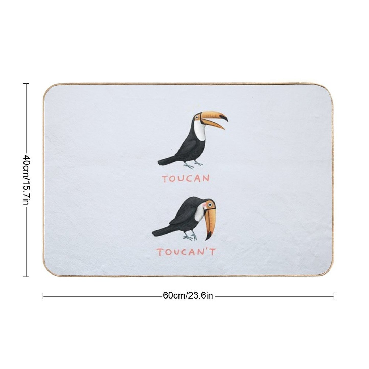Toucan Toucan't Bath Mat