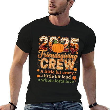 Squad Turkey Friends Thanksgiving 2025 Friendsgiving Crew  Eco-friendly Material T-Shirt