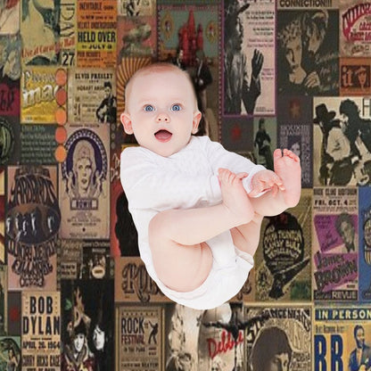 Rock N' Roll Stories II Throw Blanket