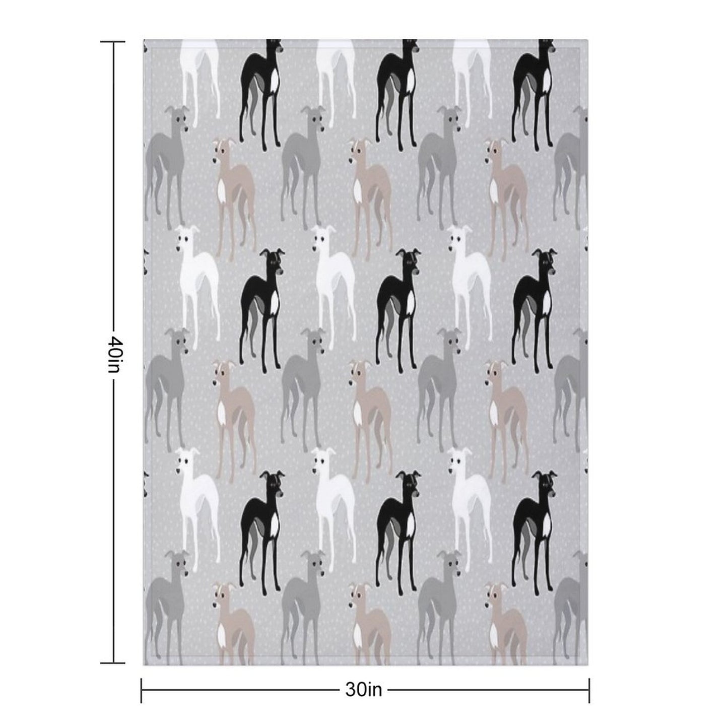 Italian Greyhounds Throw Blanket