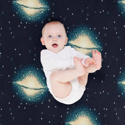 8bit Galaxy M104 Throw Blanket