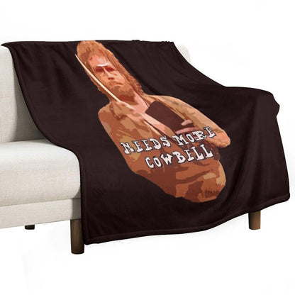 NEEDS MORE COWBELL, PART DEUX Throw Blanket