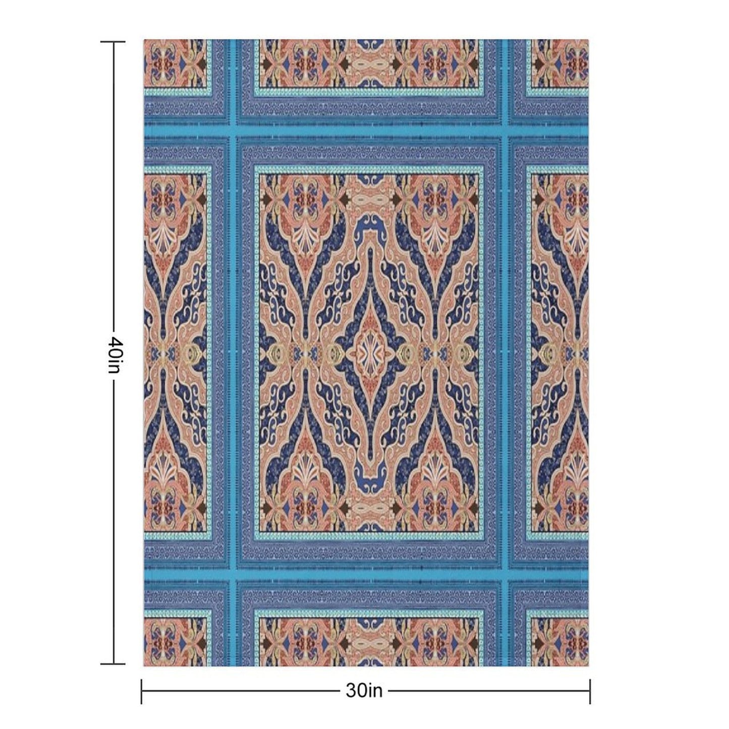 Arab Tapestry Throw Blanket