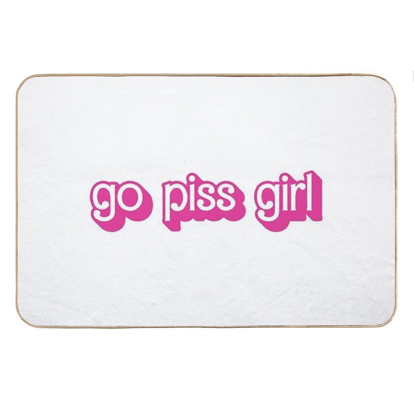 Go Piss Girl Bath Mat