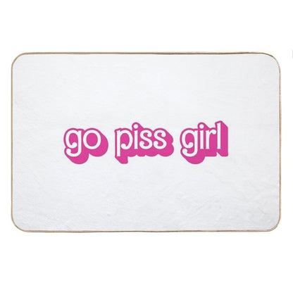 Go Piss Girl Bath Mat