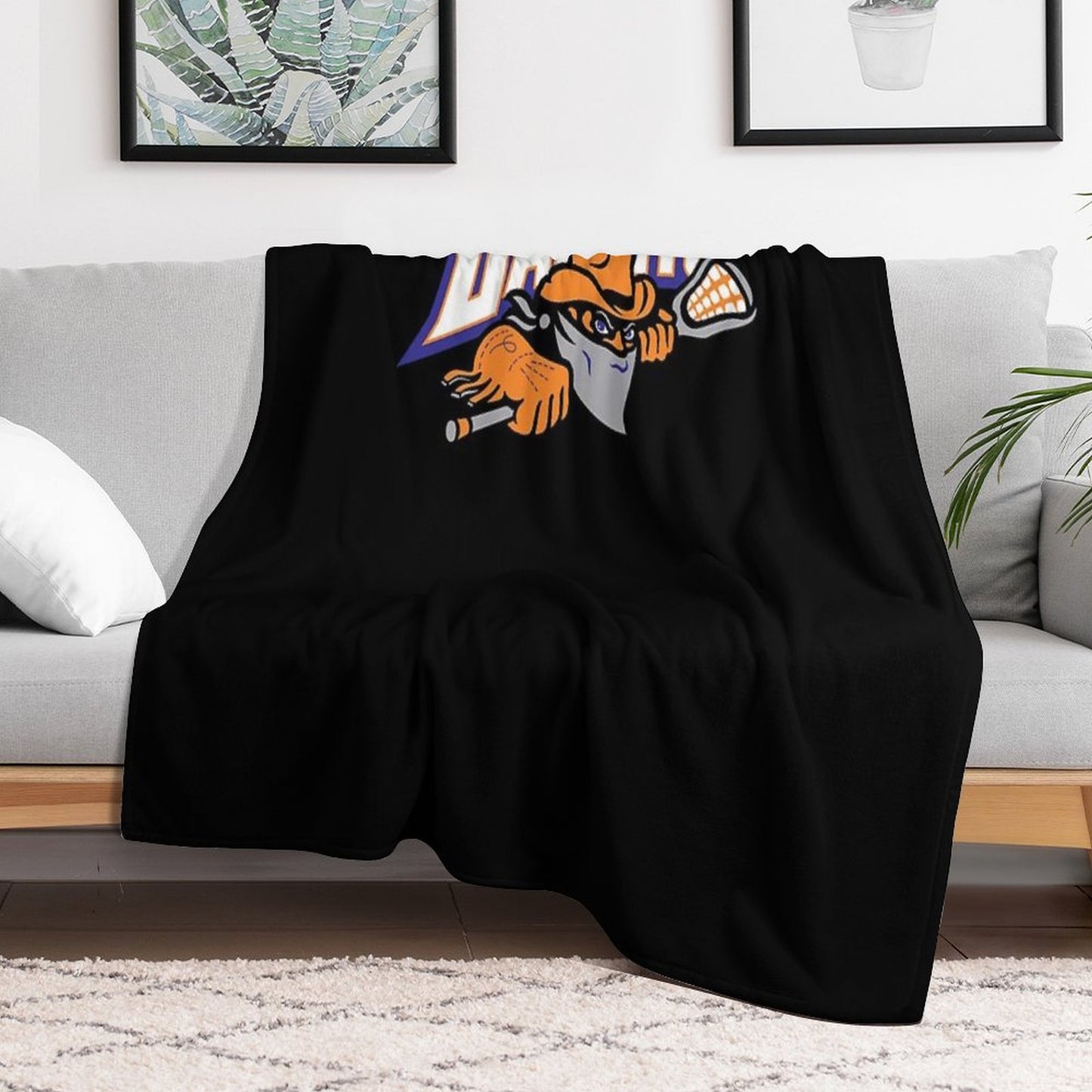 Buffalo Bandits Throw Blanket