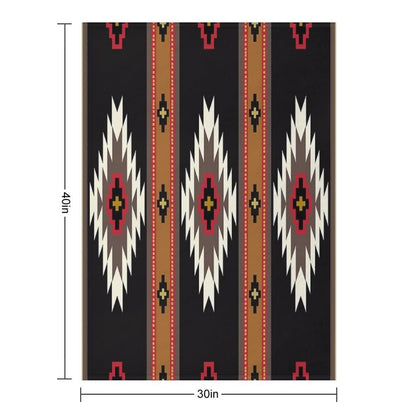 Navajo Blanket Design 7 Throw Blanket