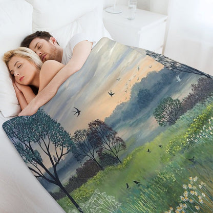 Summer's Eve Throw Blanket