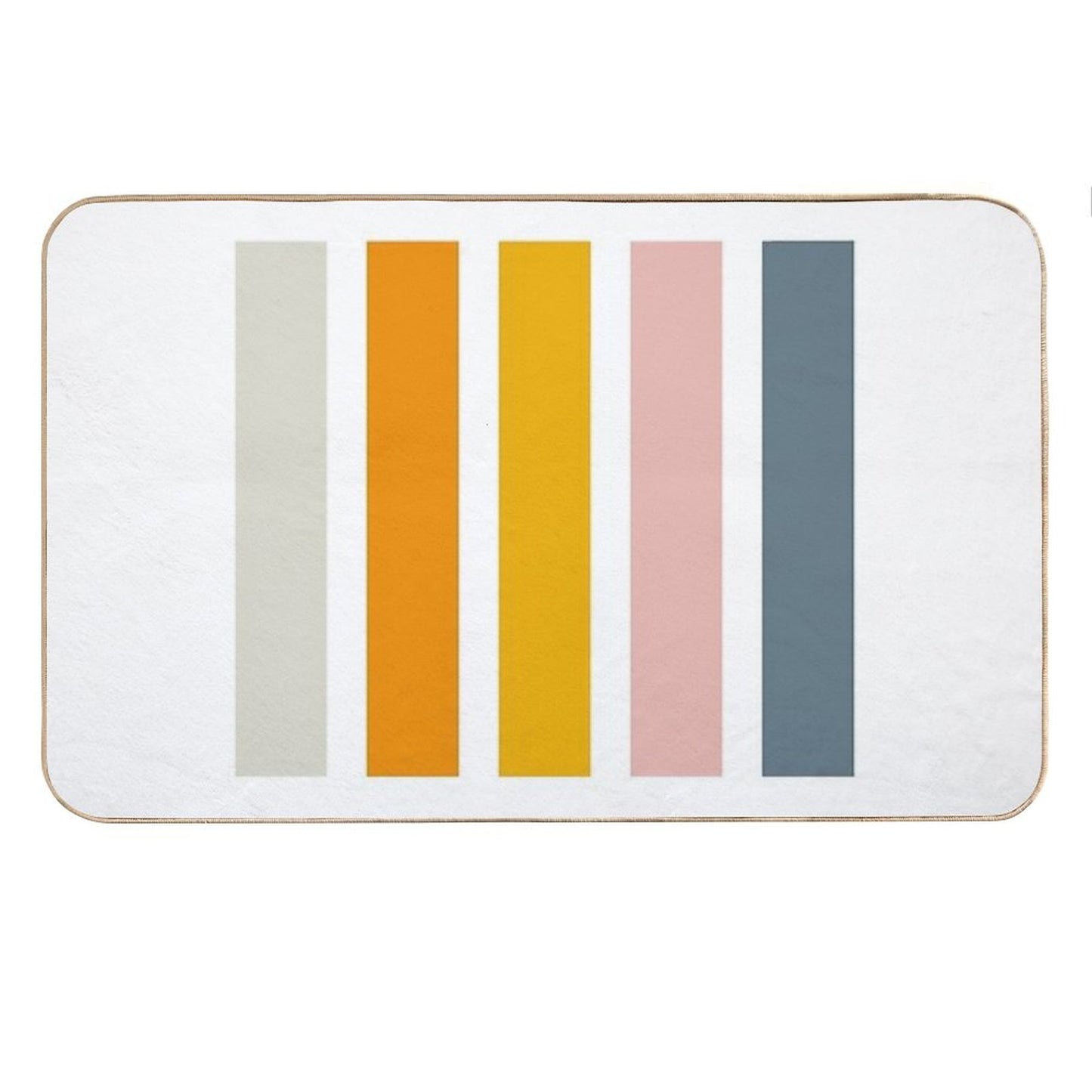 Mid- Century Modern  Happiness Bath Mat