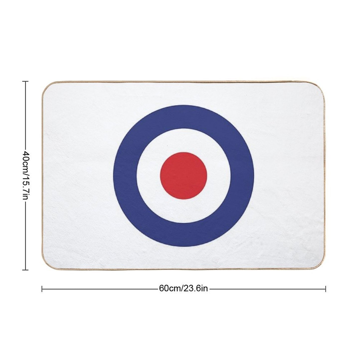 RAF Type D Roundel - Mod Target Logo Bath Mat