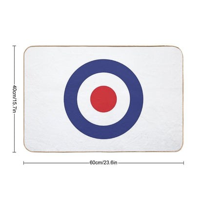RAF Type D Roundel - Mod Target Logo Bath Mat