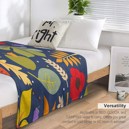 Autumn Leaves Throw Blanket
