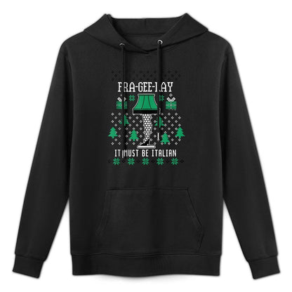 A Christmas Story - Fra Gee Lay Ugly Sweater Pattern Shrink-Resistant Hoodie