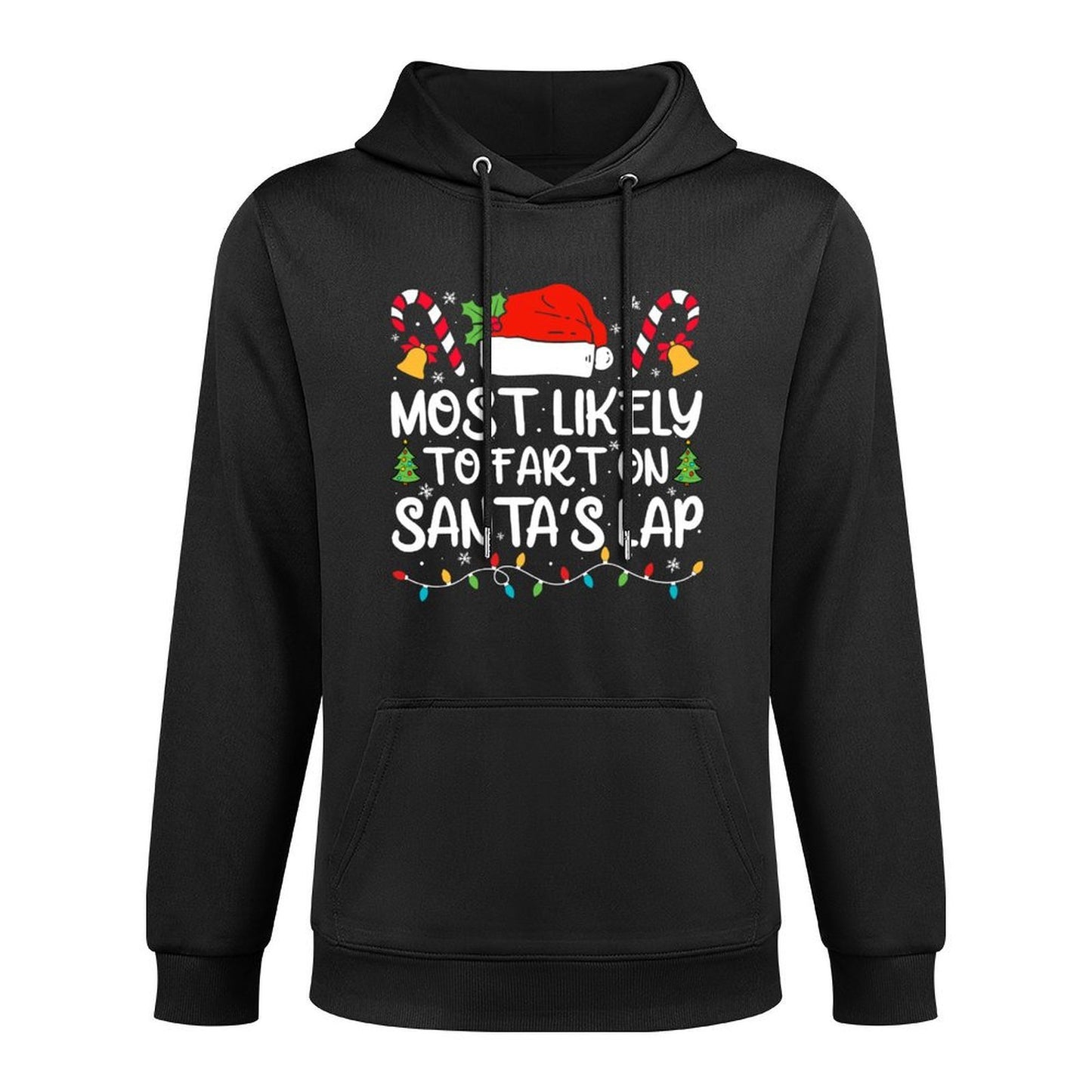 Most Likely To Fart On Santas Lap Family Matching Christmas Unisex Design Hoodie