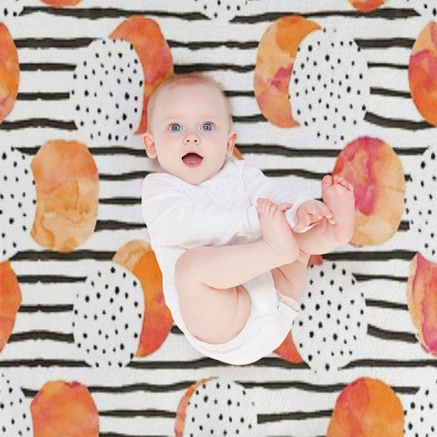 Fruity Orange Throw Blanket