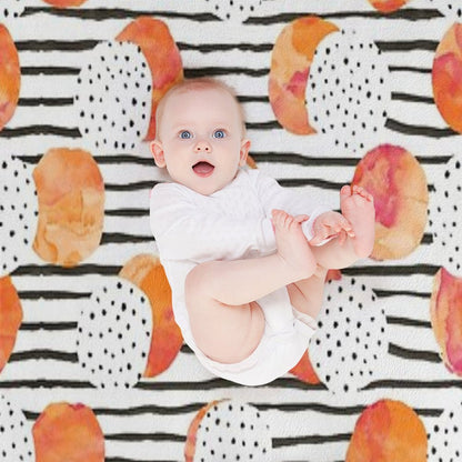 Fruity Orange Throw Blanket