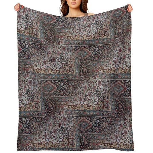 My Grandma's Carpet Throw Blanket