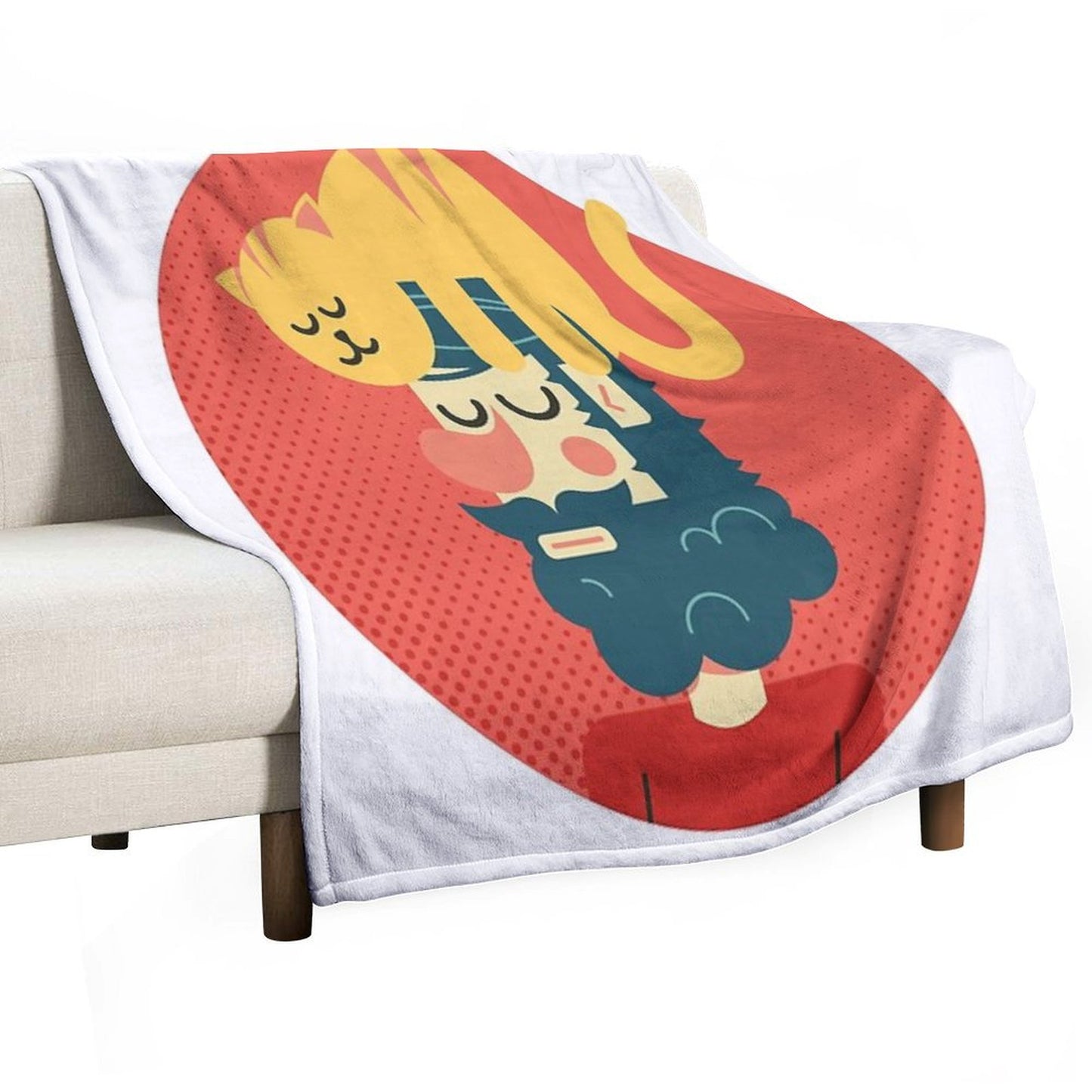 Cats Commands Throw Blanket