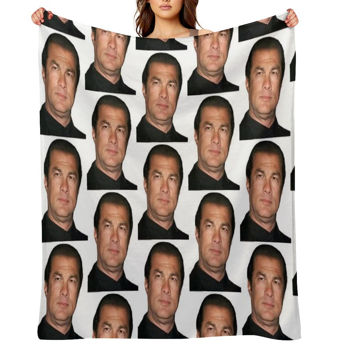 Steven Seagal Throw Blanket