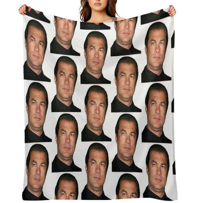 Steven Seagal Throw Blanket