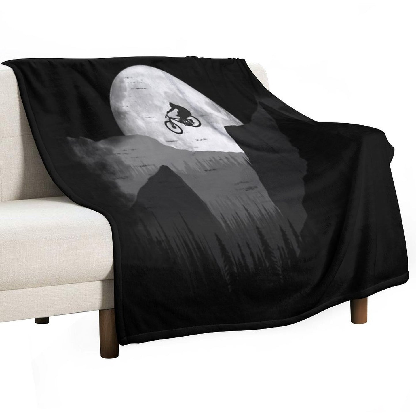 MTB Moon Jump Throw Blanket