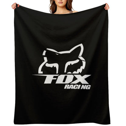 Best Logo Fox Racing Throw Blanket