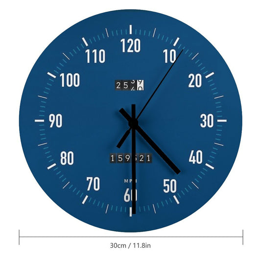 80s - 90s Style Mph Speedometer Look A Like Wall Clock Wall Clock