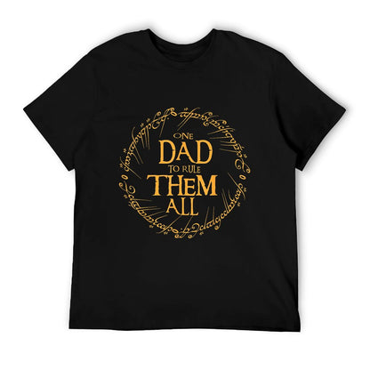 One Dad To Rule Them All, Vintage Father&#39;s Day Apparel T-Shirt