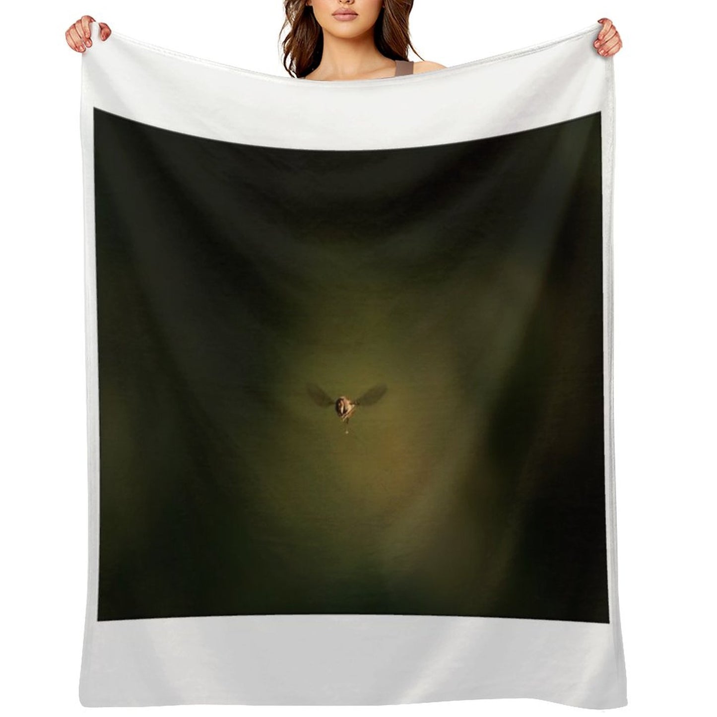 Hover in The Void Throw Blanket