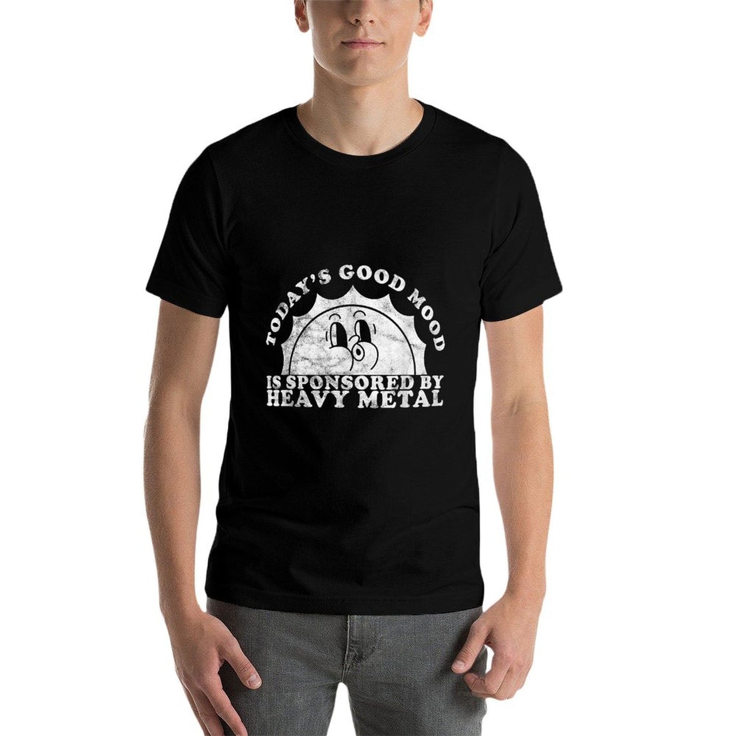 Funny Cute Vintage Retro Heavy Metal Or Heavy Metal  Breathable T-Shirt