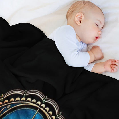 Vesica Piscis, Chalice Well, Celtic Symbol, Avalon, Magic Throw Blanket