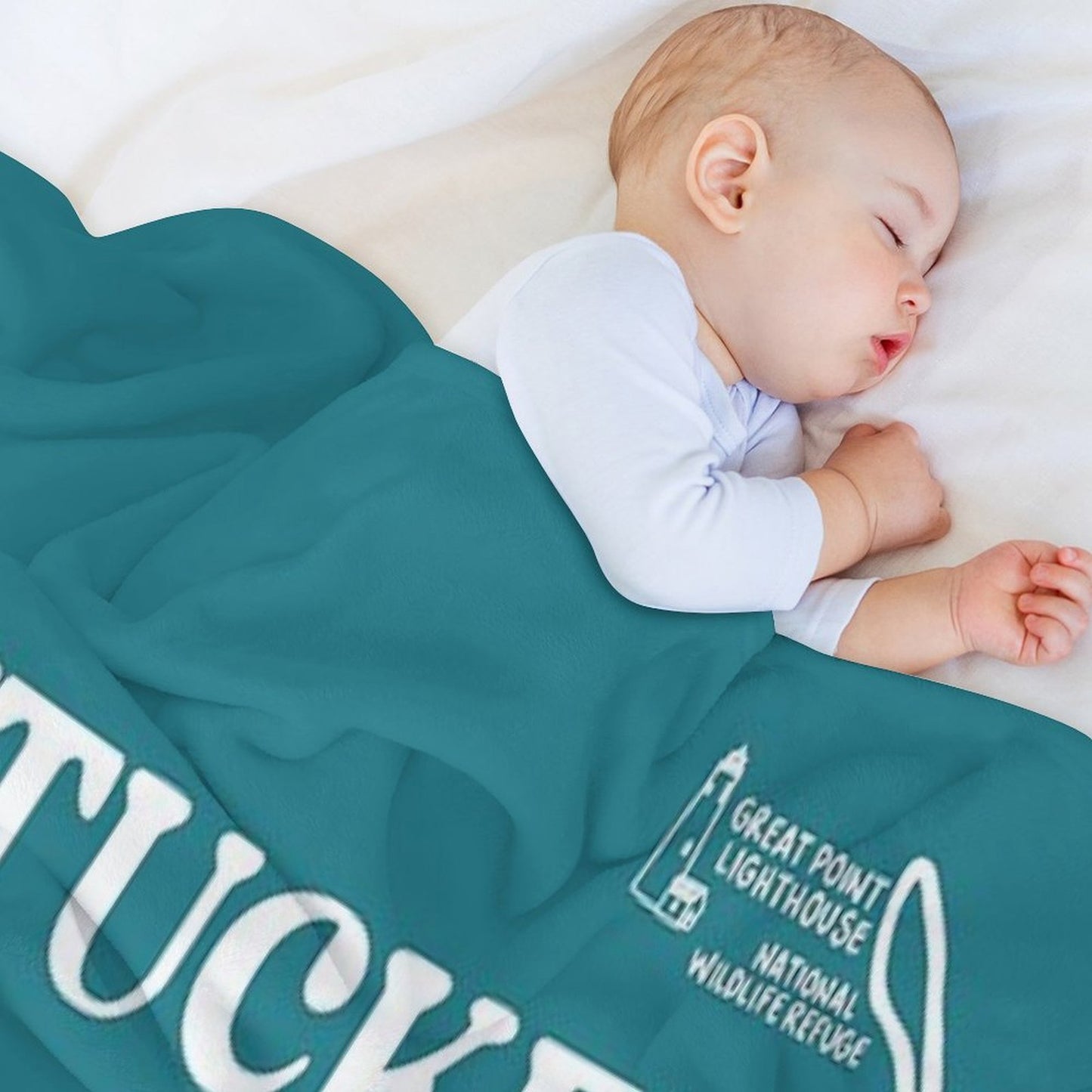 Nantucket Map Throw Blanket